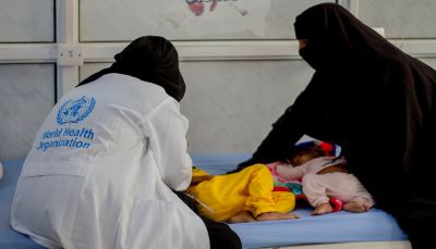 الصحة العالمية: 84 حالة وفاة بمرض الدفتيريا في اليمن