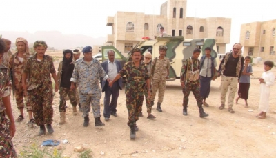 شبوة: القوات المشتركة تقوم بحملة استعادة المباني الحكومية بمدينة "عتق"