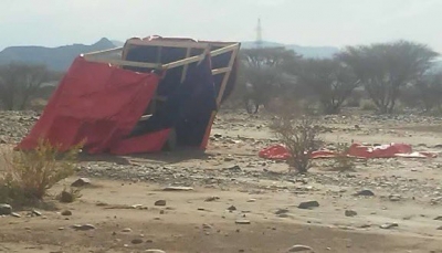 مأرب: عاصفة رياح تضرب مخيمات نازحي "الجوف" ومناشدات للحكومة بالتدخل