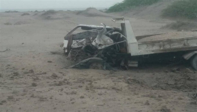 الحديدة: مقتل سائق شاحنة بانفجار لغم حوثي جنوب المدينة