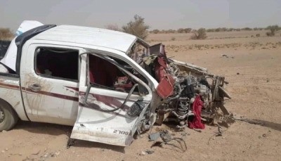 مقتل ثلاثة مدنيين في انفجار لغم أرضي زرعه الحوثيون شمال الجوف