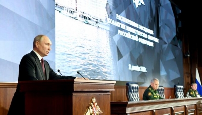 هدد باتخاذ تدابير "انتقامية".. بوتين يحذر من نشر الدرع الصاروخية الأميركية في أوكرانيا