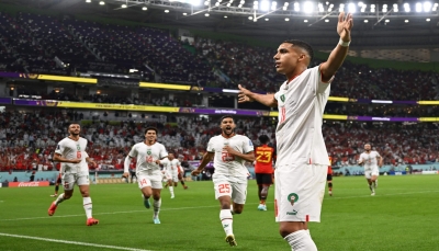منتخب المغرب يقهر بلجيكا بثنائية نظيفة ويقترب من التأهل إلى الدور الثاني