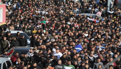 عشرات الآلاف يشيعون 9 من شهداء جنين بعملية عسكرية لقوات الاحتلال بالضفة الغربية