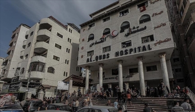الهلال الأحمر الفلسطيني: آليات إسرائيلية تحيط مستشفى القدس بغزة